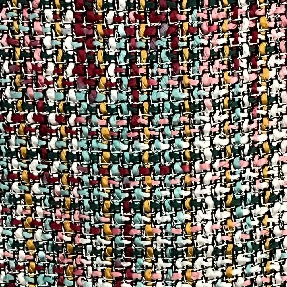 Loft Multi Color Tweed Mini Skirt Size 2P Fall Winter Preppy Academia Holiday
